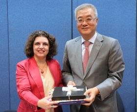 Acordo com a Universidade Politecnica do Noroeste (NWPU)e a China Southern Sci-Tech (Guangdong Hengqin) Co., Ltd. (CSSC) 16/06/2026 Foto: Beto Monteiro/GRE Ascom 